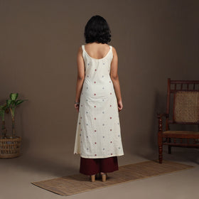 A-Line Cotton Jacquard Kurta