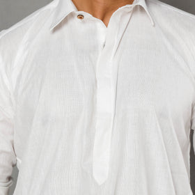 Buy Linen Viscose Plain Men Long Pathani Kurta Online at iTokri.com
