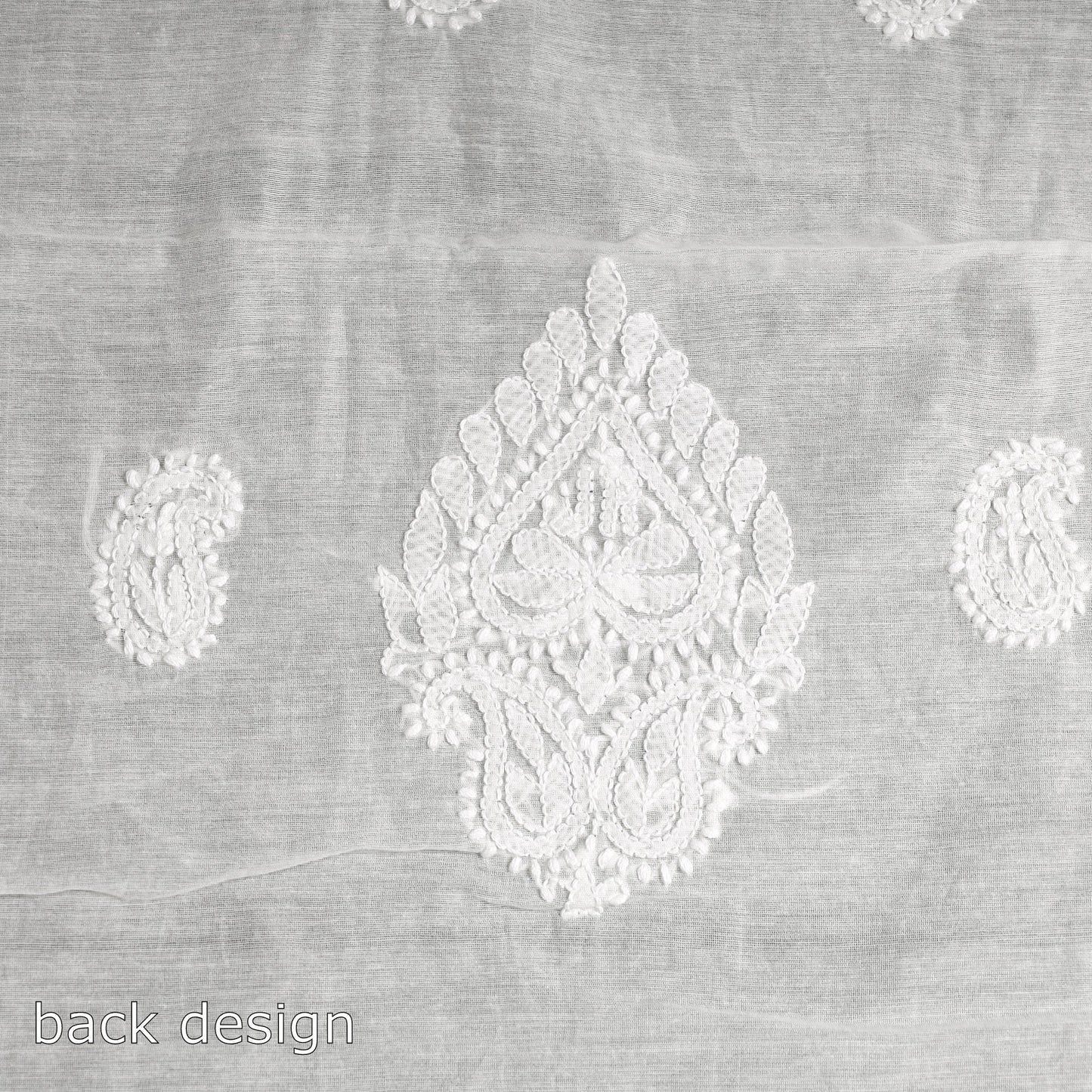Buy Lucknow Chikankari with Parsi Style Embroidery Chanderi Silk Kurta Material Online at iTokri.com