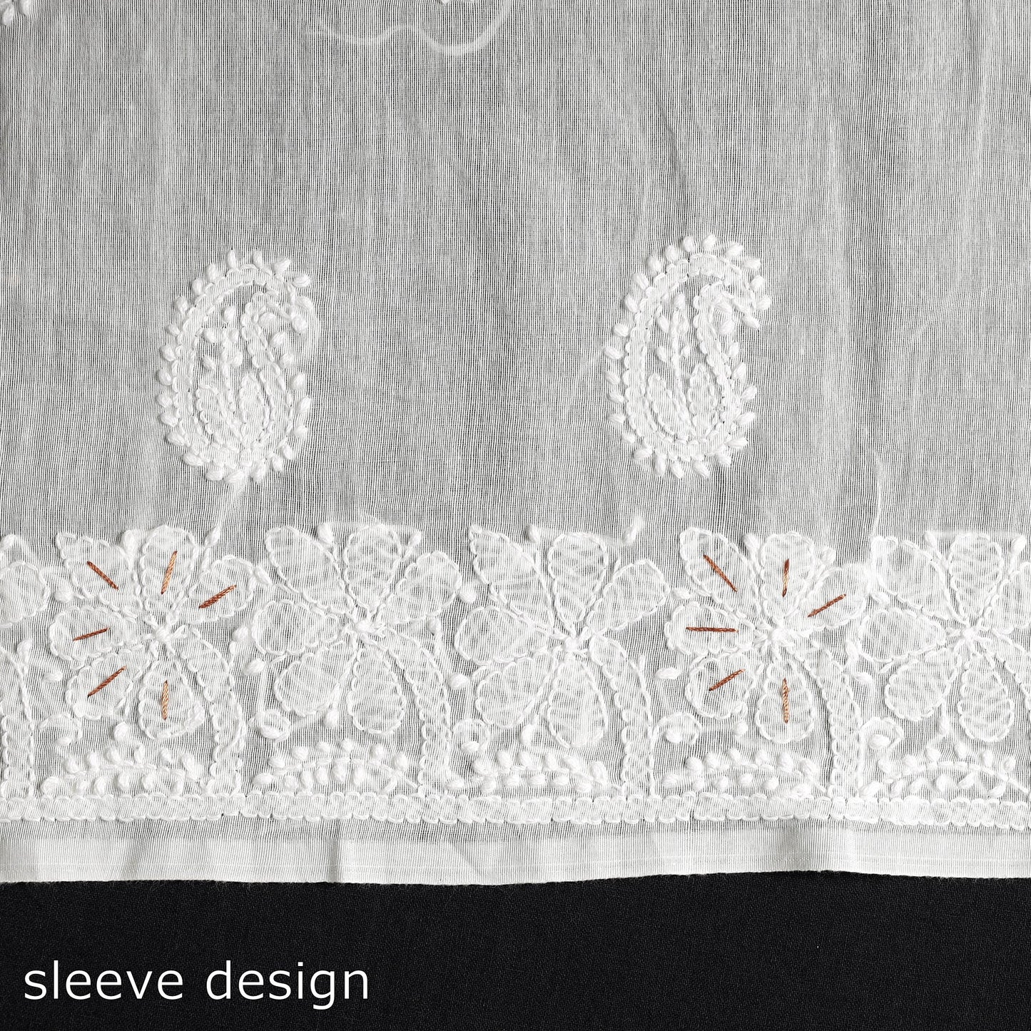Buy Lucknow Chikankari with Parsi Style Embroidery Chanderi Silk Kurta Material Online at iTokri.com