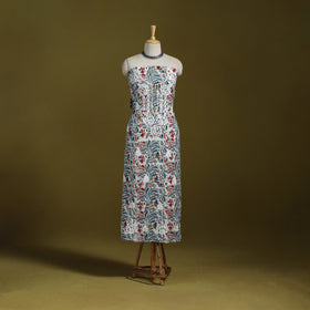 Lucknowi chikankari work sanganeri unstitched kurta