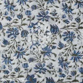 Lucknowi chikankari work sanganeri unstitched kurta