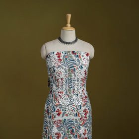 Lucknowi chikankari work sanganeri unstitched kurta