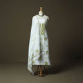Lucknowi hand embroidered kota doria cotton chikankari 2pc