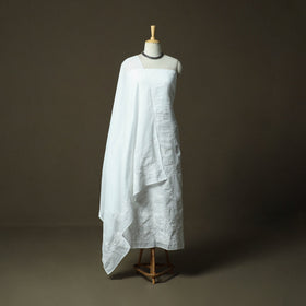 Lucknowi hand embroidered kota doria cotton chikankari 2pc