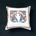 Buy Madhubani Handpainted Cotton Cushion Cover Online at iTokri.com