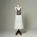 Mangalagiri handloom cotton patchwork unstitched kurta