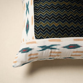 Modal silk patch pochampally ikat cushion cover 18