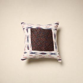 Modal silk patch pochampally ikat cushion cover 19