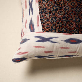 Modal silk patch pochampally ikat cushion cover 19