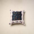 Modal silk patch pochampally ikat cushion cover 25