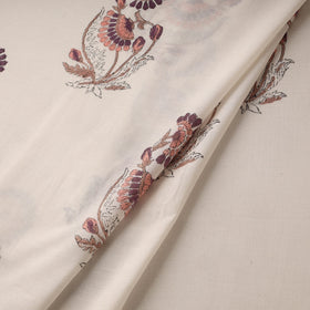 Mughal butta hand cotton sanganeri fabric 03 - handcrafted