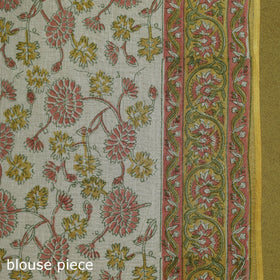 Mul cotton hand sanganeri saree 02 - handcrafted