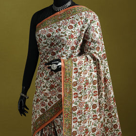 Mul cotton hand sanganeri saree 03 - handcrafted