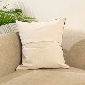 Multicolor Wool Thread Crewel Embroidery Cushion Cover