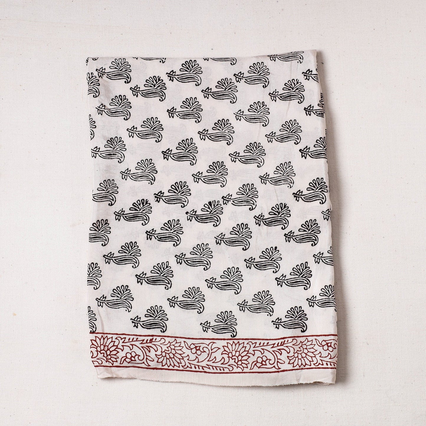  Bagh Block Printed Modal Silk Precut fabric 