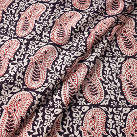 Buy Natural Dyed Cotton Bagh Print Fabric