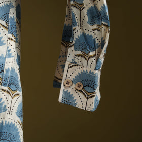 White - natural dyed cotton men full sleeve shirt 02