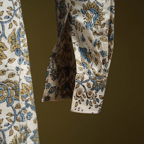 White - natural dyed cotton men full sleeve shirt 05