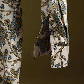 White - natural dyed cotton men full sleeve shirt 11