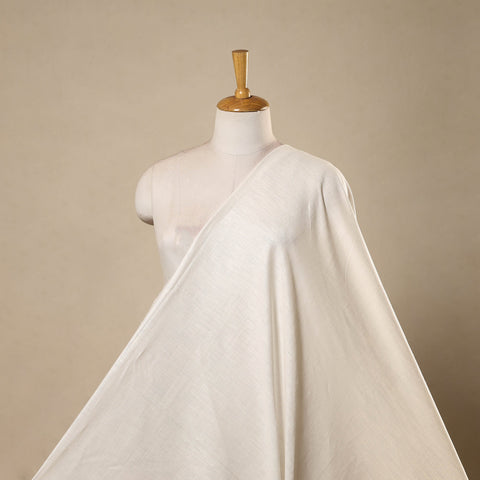 Natural dyed cotton x linen plain fabric 03 - handcrafted