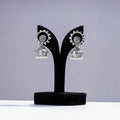 Buy Antique Silver Finish Oxidised Brass Base Jhumki Earrings Online l iTokri.com