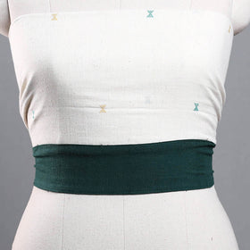 White - organic kala cotton handloom blouse piece 19