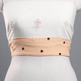 White - organic kala cotton handloom blouse piece 24