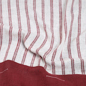 White - organic kala cotton handloom blouse piece 29