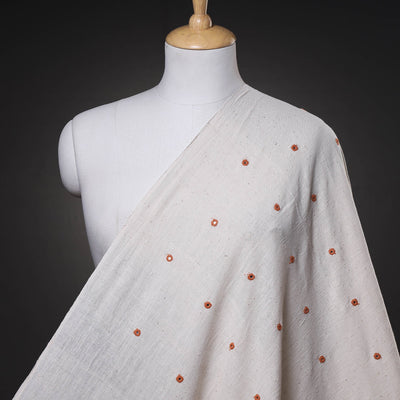 Buy Organic Kala Cotton Handloom Mirror Work Fabric Online at iTokri.com