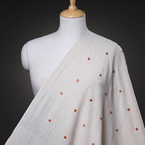 Buy Organic Kala Cotton Handloom Mirror Work Fabric Online at iTokri.com