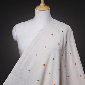 Buy Organic Kala Cotton Handloom Mirror Work Fabric Online at iTokri.com