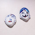 Buy Original Blue Pottery Ceramic Couple Decor Item Online in India  l iTokri.com