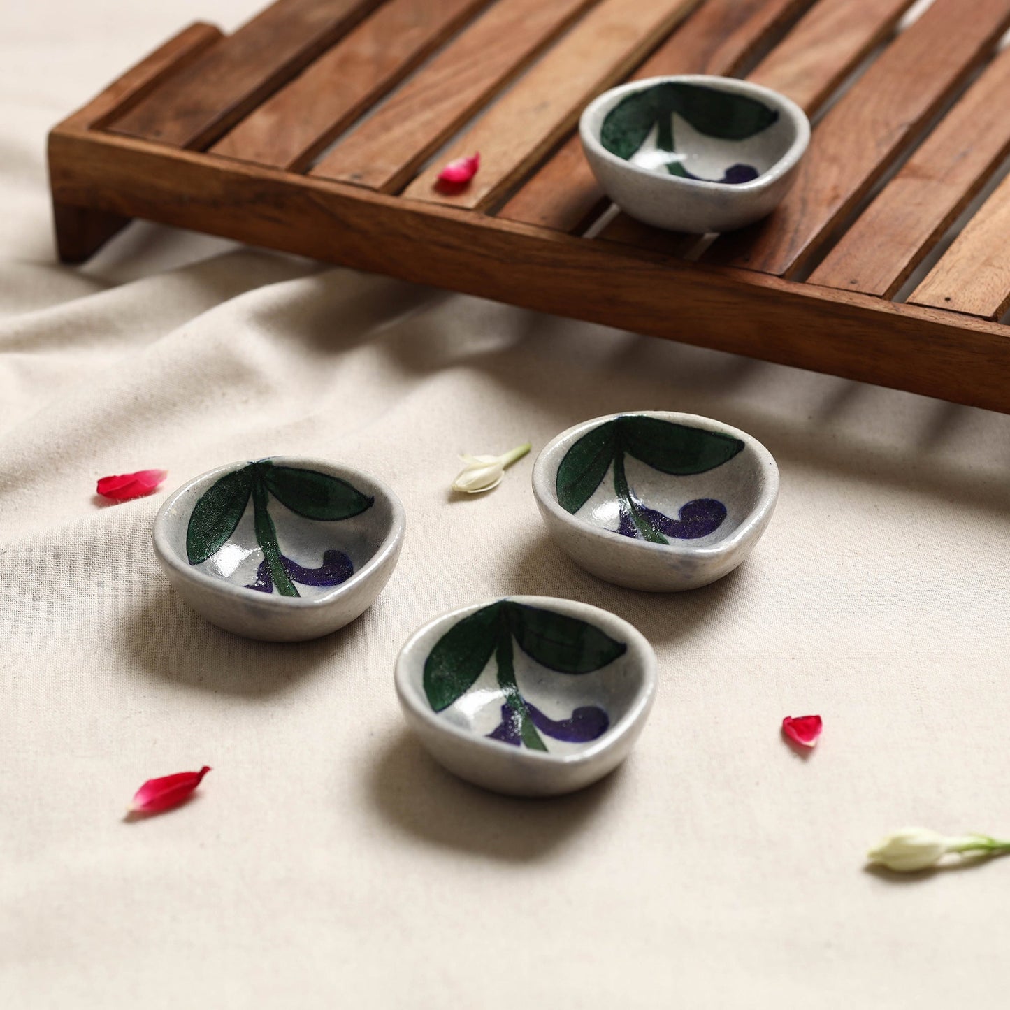 Shop Decorative Blue Pottery Diyas 