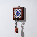  Original Blue Pottery Ceramic Tile Wall Hook Hanger (1 Peg) 
