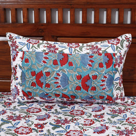 Buy Block Print Patchwork Cotton Sanganeri Bed Sheet