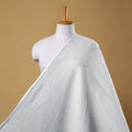  White Pintuck Plain Cotton Fabric