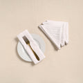 Pintuck plain table napkin (set of 4) 01 - handcrafted