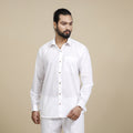Plain Cotton Men Full Sleeve Shirt