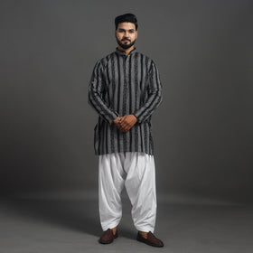 Buy White Plain Cotton Traditional Men's Patiala