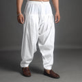 Buy White Plain Cotton Traditional Men's Patiala