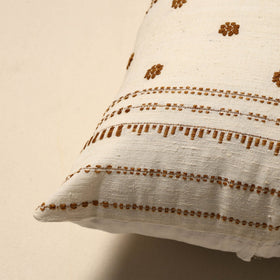 Plain thread buti cushion cover 67 - handcrafted