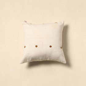 Plain thread buti cushion cover 68 - handcrafted