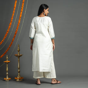 Plain Tussar Silk Kurta