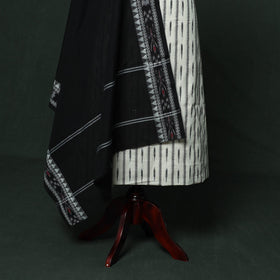 Pochampally dabi ikat cotton 2pc unstitched dress material