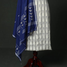 Pochampally dabi ikat cotton 2pc unstitched dress material