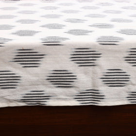 Pochampally ikat with bagh patch cotton bedsheet set 18