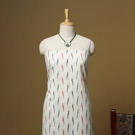 Pochampally ikat cotton 2pc unstitched dress material