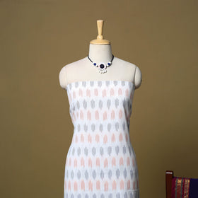 Pochampally ikat cotton 2pc unstitched dress material