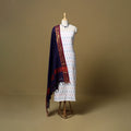 Pochampally ikat cotton 2pc unstitched dress material